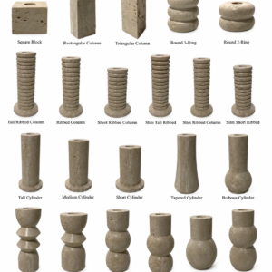 Marble Candle Holders Collection