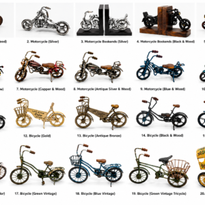 Decorative mini Motorcycles and Bicycles collection