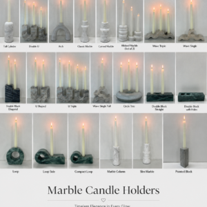 Marble Candle Holders Collection