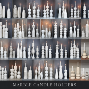 Marble Candle Holders Collection