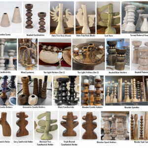 Wooden Candle Holders Collection